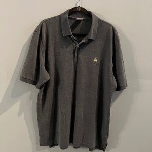 Brooks Brothers Grey Short Sleeve Polo XL
